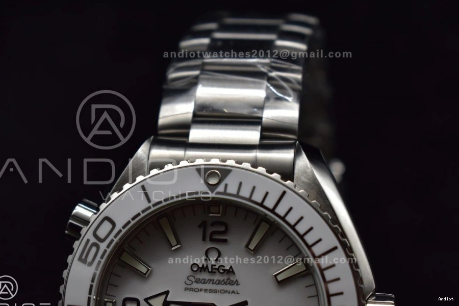 VS Ocean White Made 39.5mm 600m Factory 1:1 like Seamaster Genuine Planet 1228